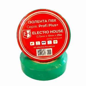 Зелена ізоляційна стрічка 25 м