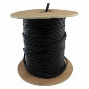 Кабель коаксіальний Dialan RG59 0,8 Cu + 2x0,50 мм2 Econom (з живленням) Чорний 305 м — фото 1