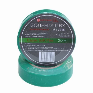 Ізоляційна стрічка ПВХ  Soft Flex 20 м, зелений