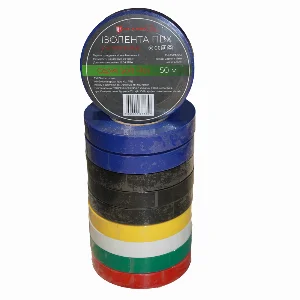 Ізоляційна стрічка ПВХ  Soft Flex 50 м , асорті