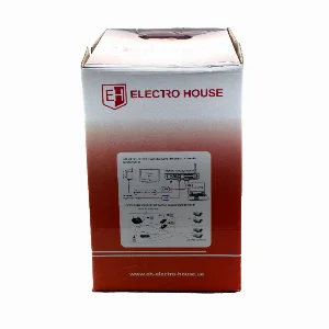 Мережевий кабель FTP cat5e 4х2х0,51 мм²  CCA   PE чорний, зовнішній монтаж — фото 3