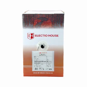 Мережевий кабель UTP cat5e 4х2х0,51 мм²  Cu  ПВХ  сірий, внутрішній монтаж