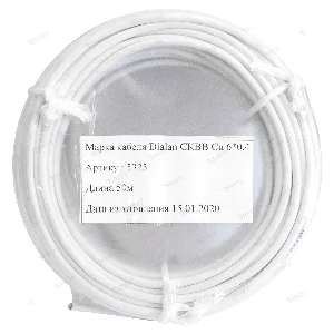 Сигнальний кабель (мідь) СКВВ (ПСВВ) 6x0.4 бухта 50м Dialan — фото 1