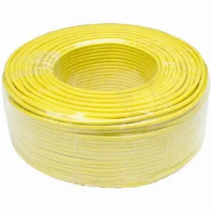 Провод ПВ-3 (1х2,5) желтый ТМ DIALAN ГОСТ (нестандартная длина) — фото 1