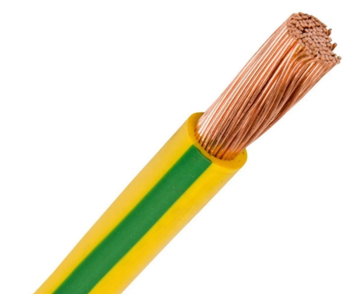 Провод ПВ-3 (1х2,5) желто-зеленый ТМ DIALAN ГОСТ (нестандартная длина) — фото 2