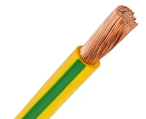 Провід ПВ-3 (1x2,5) жовто-зелений ТМ DIALAN ДСТУ (нестандартна довжина)