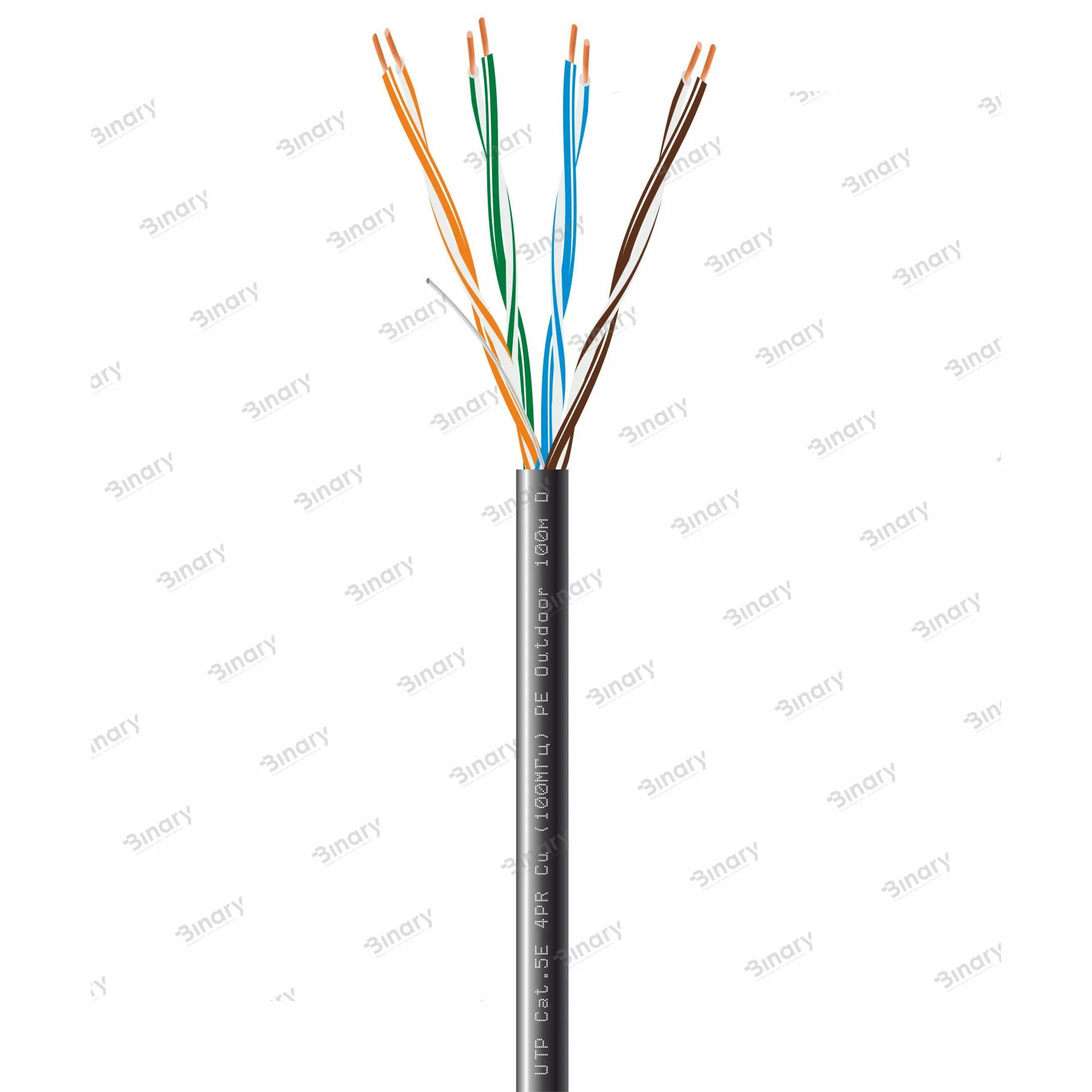 Вита пара UTP Cat.5E 4PR Cu (100МГц) PE Outdoor 50м Dialan — фото 3