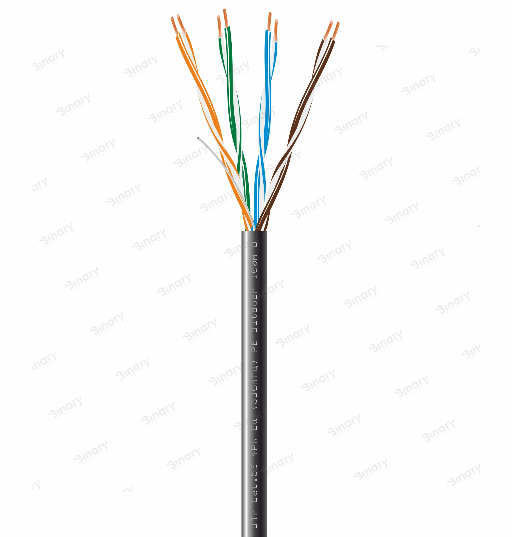 Вита пара UTP Сat.5Е 4PR Cu (350МГц) PE Outdoor 50м Dialan