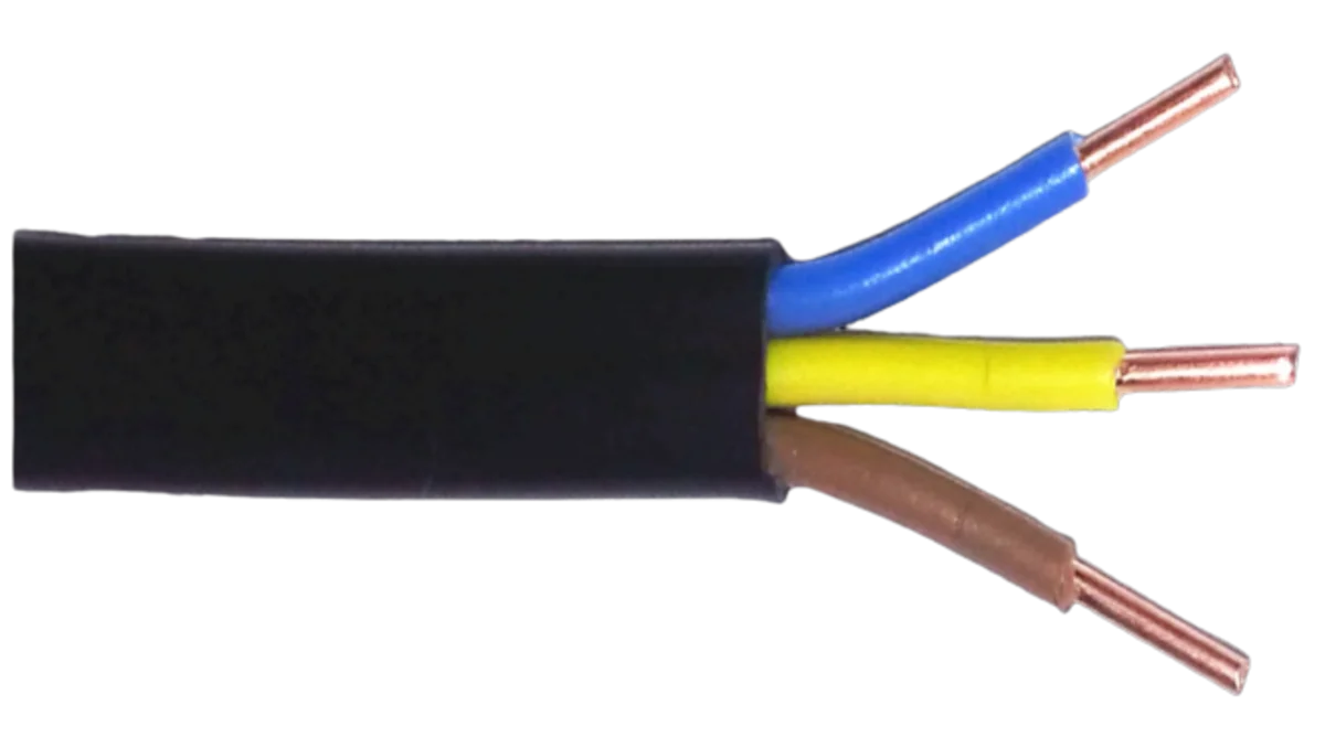 Силовий кабель ВВГп-нгд 3х4 ДСТУ (нестандартна довжина) ТМ DIALAN