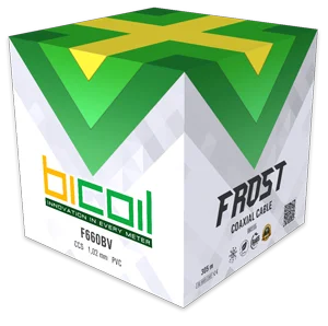 Коаксиальний кабель BiCoil F660BV FROST CCS 1.02 мм 75 Ом 305м — фото 4