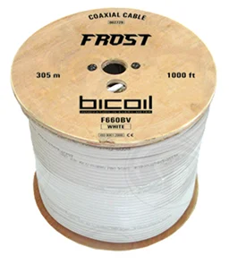 Коаксиальний кабель BiCoil F660BV FROST CCS 1.02 мм 75 Ом 305м — фото 8