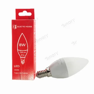 LED лампа свічка E14 8 Вт 4100К