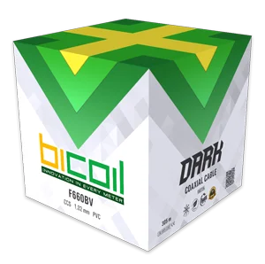 Коаксиальний кабель BiCoil F660BV DARK CCS 1.02 мм 75 Ом 305м
