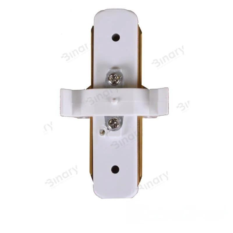 Конектор для трекового світильника прямий білий