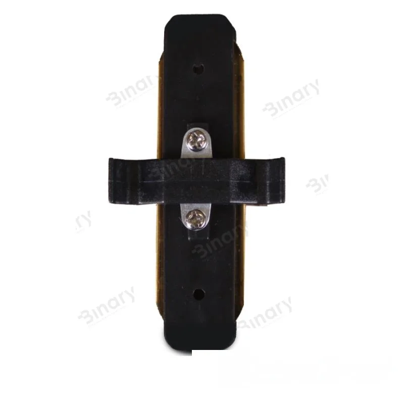 Конектор для трекового світильника прямий чорний