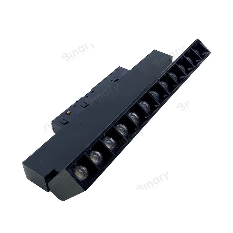 Трековий світильник Маgnetic Light Чорний 12 Вт поворотний 230х22 мм 4000К