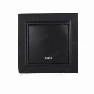 Вимикач із підсвічуванням Графіт