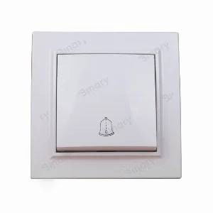 Вимикач дзвінка білий Enzo Білий