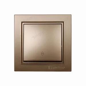 Вимикач прохідний Enzo Розкішно-золотий