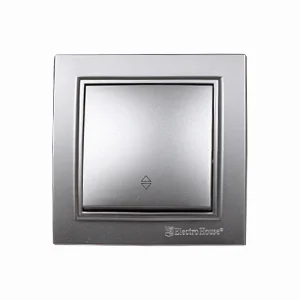 Вимикач прохідний Enzo Срібний камінь