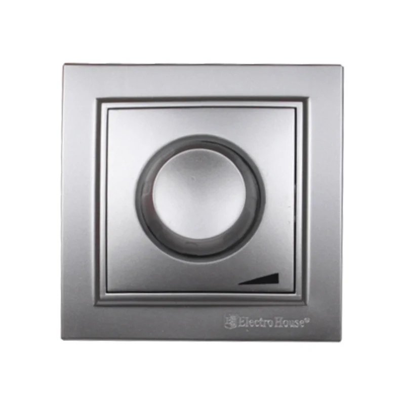 Діммер 600W Enzo Срібний камінь