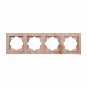 Рамка чотиримісна Enzo Світле дерево