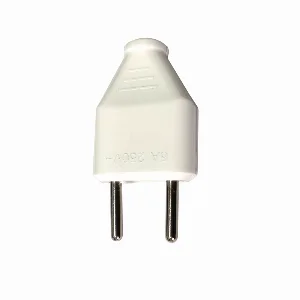 Вилка без землення плоска Білий