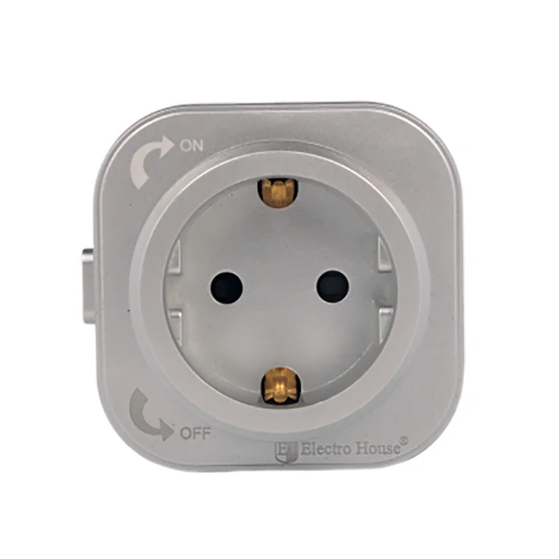 Розетка трекова з/з Pandora (Сірий) 16 A — фото 3