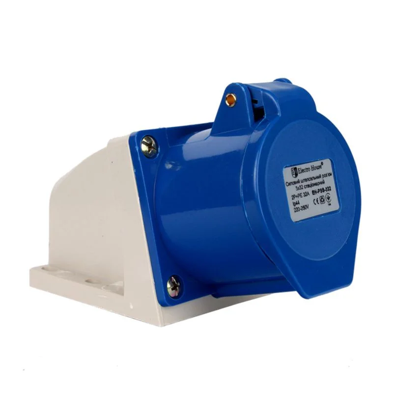 Силовий штепсельний роз'єм 3x32 (стаціонарний)/2P+PE/32 A/220 – 250 В/IP44