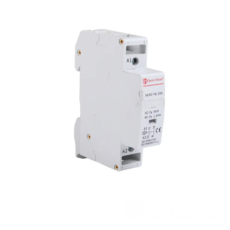 Контактор модульний 25 A 230V 2 нормально відкритих контактів