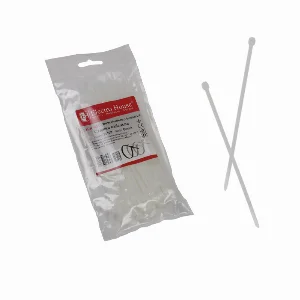 Стяжка кабельна Білий 3х100 мм 100шт/п.