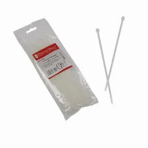 Стяжка кабельна Білий 3х200 мм 100шт/п.