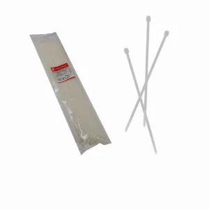 Стяжка кабельна Білий 5х500 мм 100шт/п.
