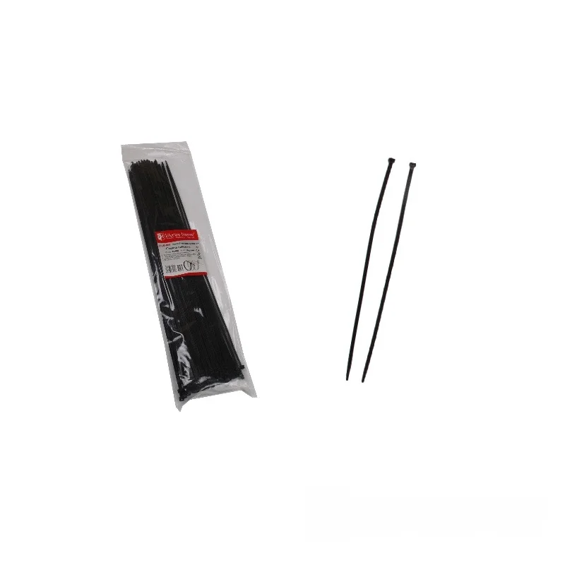 Стяжка кабельна Чорний 4х370 мм 100шт/п.
