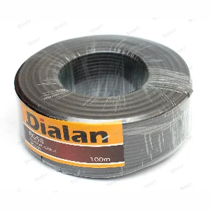 Коаксиальный кабель Dialan RG58U  0.80 мм (цветной экран) 50 Ом 100м