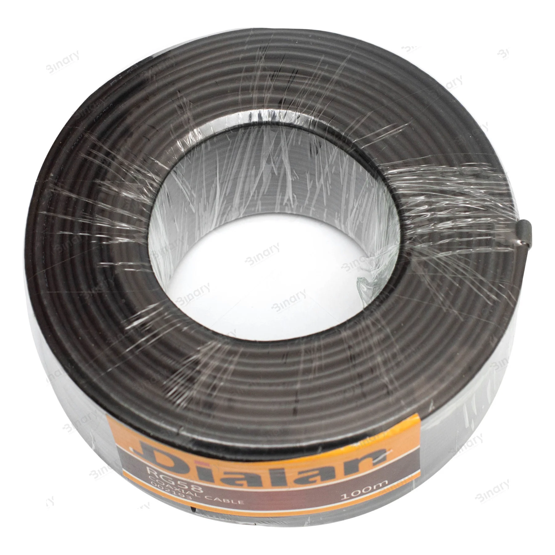 Коаксиальный кабель Dialan RG58U  0.80 мм (цветной экран) 50 Ом 100м — фото 3