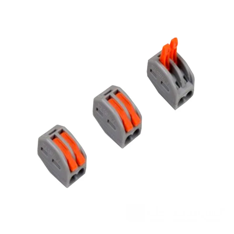 Конектор на 2 контакти (400В, 32 A) Сірий