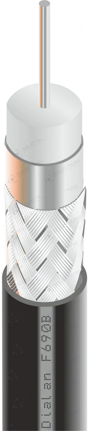 Коаксіальний кабель Dialan F690BV CCS 1.02мм 75 Ом 305м