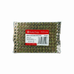 Шина нульова 8х12 мм² 14/2 (2 отвори)