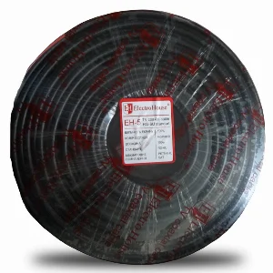 Кабель коаксіальний RG-6U 100% ССS 1,02 Мідна фольга 100 мідних жил ПВХ/чорний