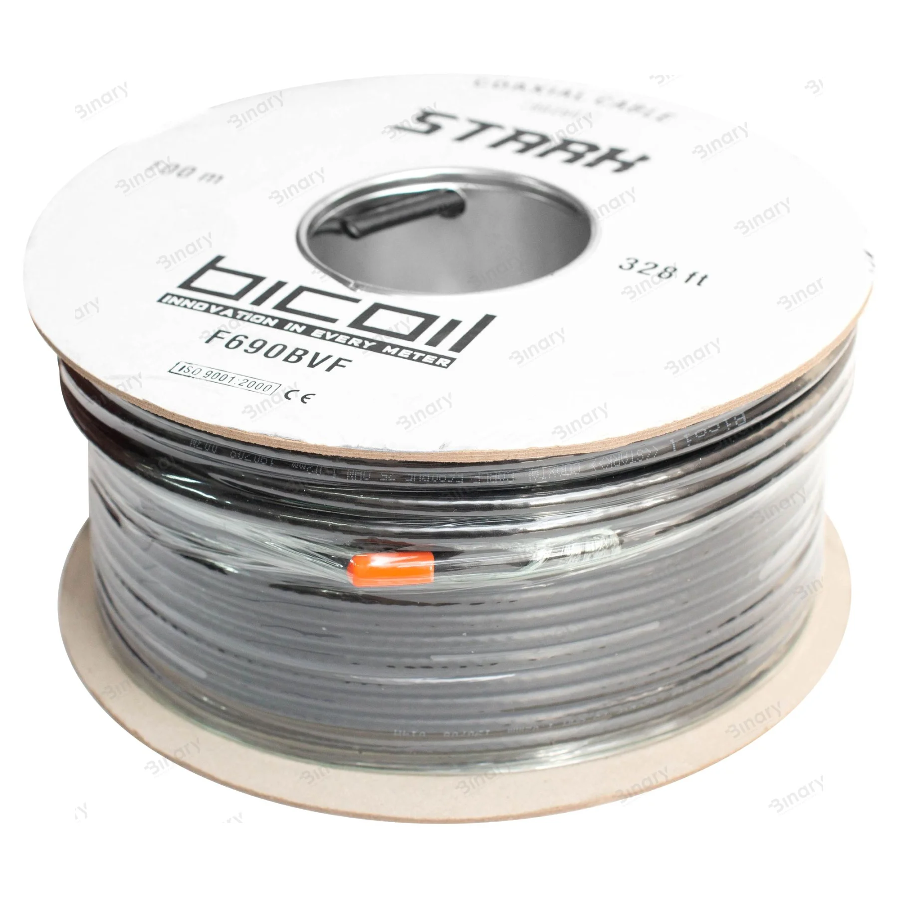 Коаксиальний кабель BiCoil F690BVF STARK CCS 1.02 мм 75 Ом 100м — фото 8