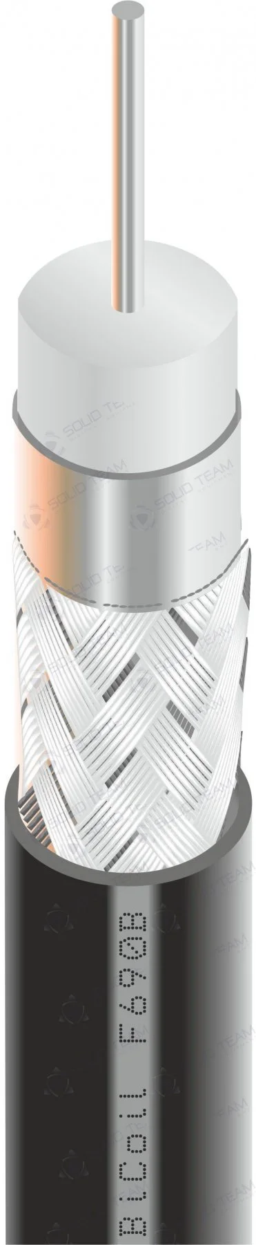 Коаксиальний кабель BiCoil F690BVF STARK CCS 1.02 мм 75 Ом 100м — фото 4