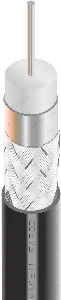 Коаксиальний кабель BiCoil F690BVF STARK CCS 1.02 мм 75 Ом 100м — фото 4