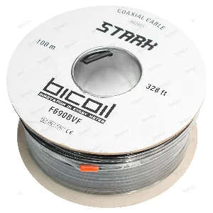 Коаксиальний кабель BiCoil F690BVF STARK CCS 1.02 мм 75 Ом 100м — фото 7