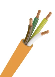 Сигнальний кабель СКВВ (ПСВВ) 8x0.4 бухта 50м Dialan (помаранчевий)