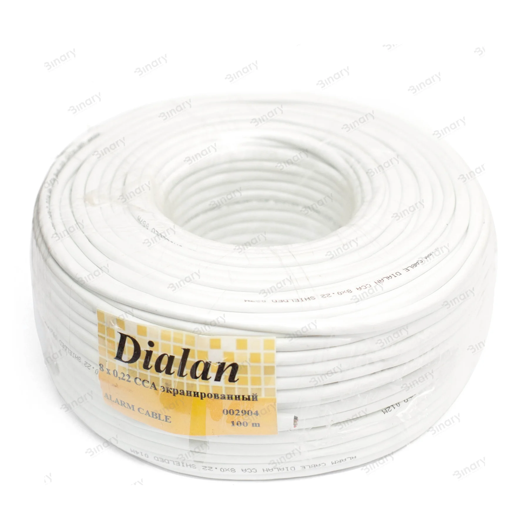 Сигнальний кабель Dialan CCA 8x7 / 0.22 екранований бухта 100м — фото 5