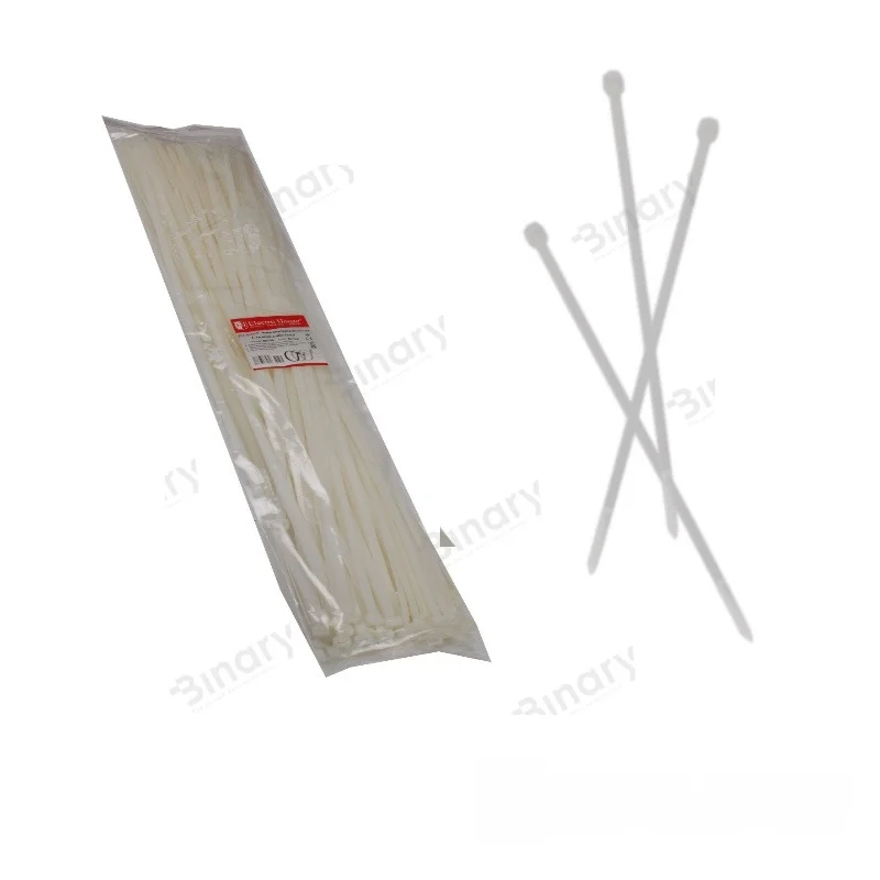 Стяжка кабельна Білий 8х750 мм 100шт./п.