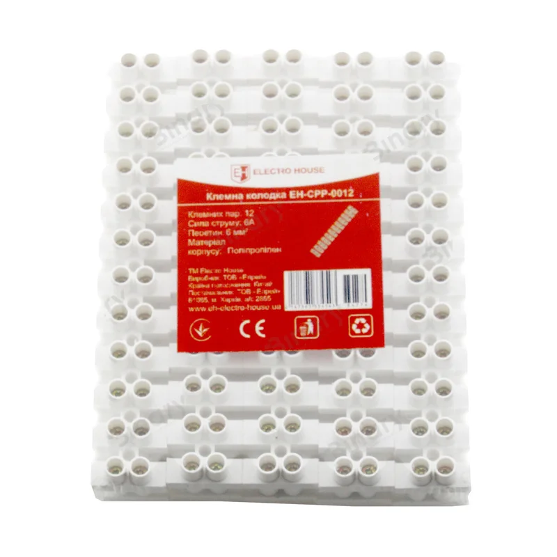 Клемна колодка Поліпропілен 6 A 6 мм² — фото 3