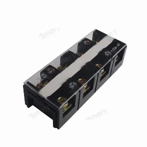 Клемна колодка в корпусі 4 клемних пари, 60 A , IP20 , гвинтовий